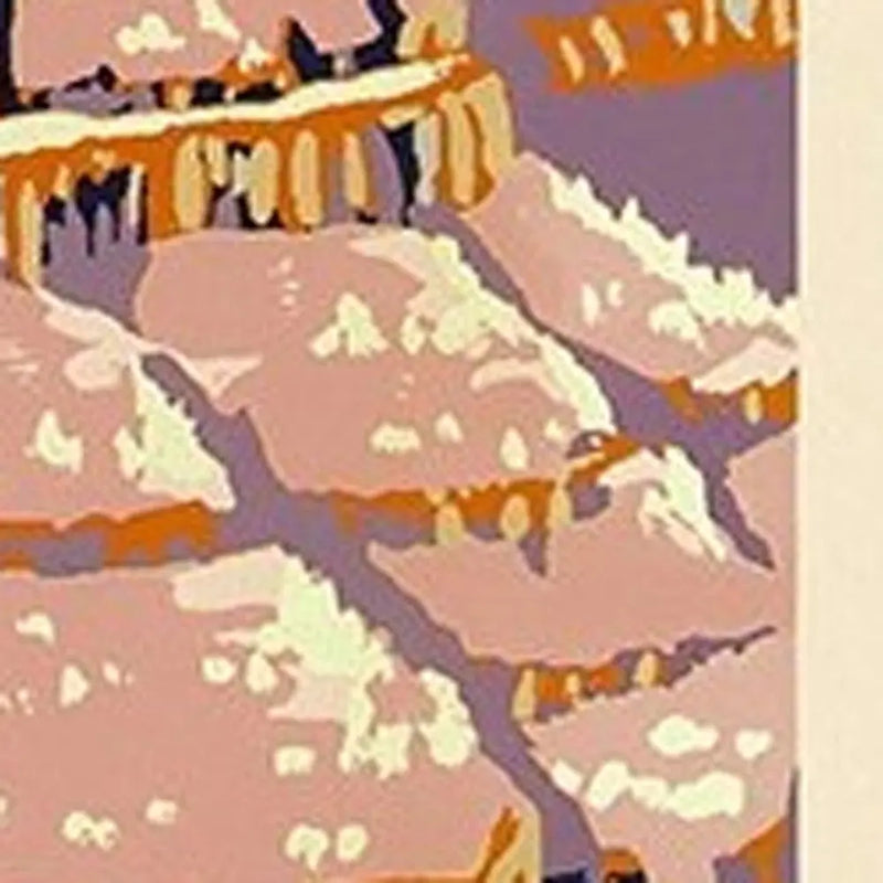 8.5" X 11" Grand Canyon C1938 Vintage Travel Poster Wall Art Homeroots Home Decor