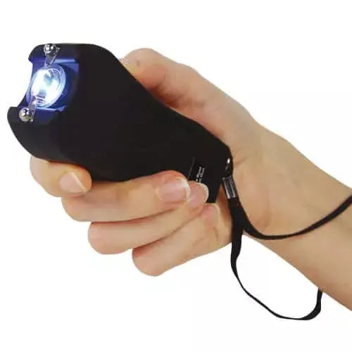 80 Million Volt Stun Bat With Flashlight Safety Technology