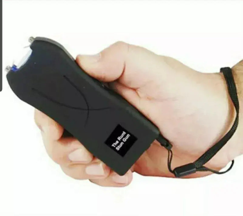 80 Million Volt Stun Bat With Flashlight Safety Technology
