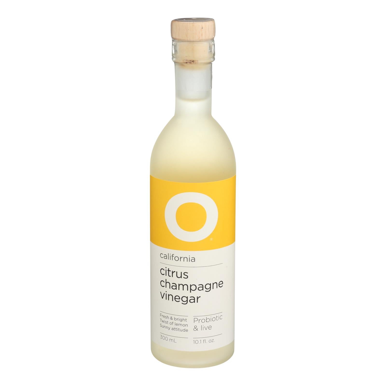 O Olive Oil Citrus Champagne Vinegar - Case Of 6 - 10.1 Fz - GreatEagleInc
