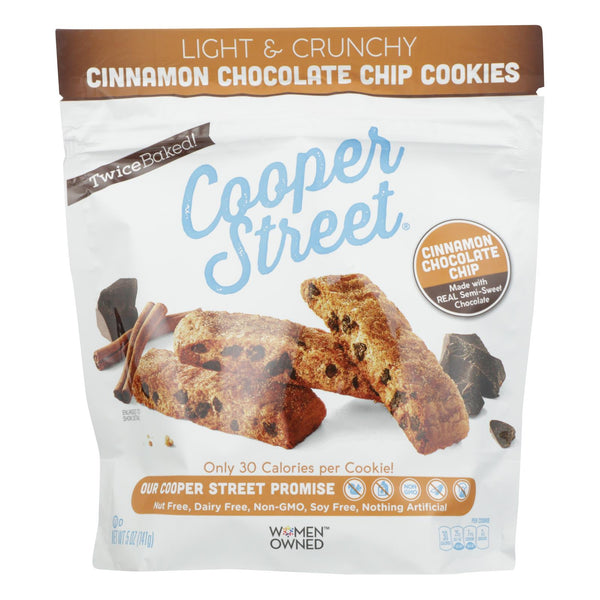 Cooper Street - Ckies Cinnamon Chocolate Chip - Case Of 6 - 5 Oz - GreatEagleInc