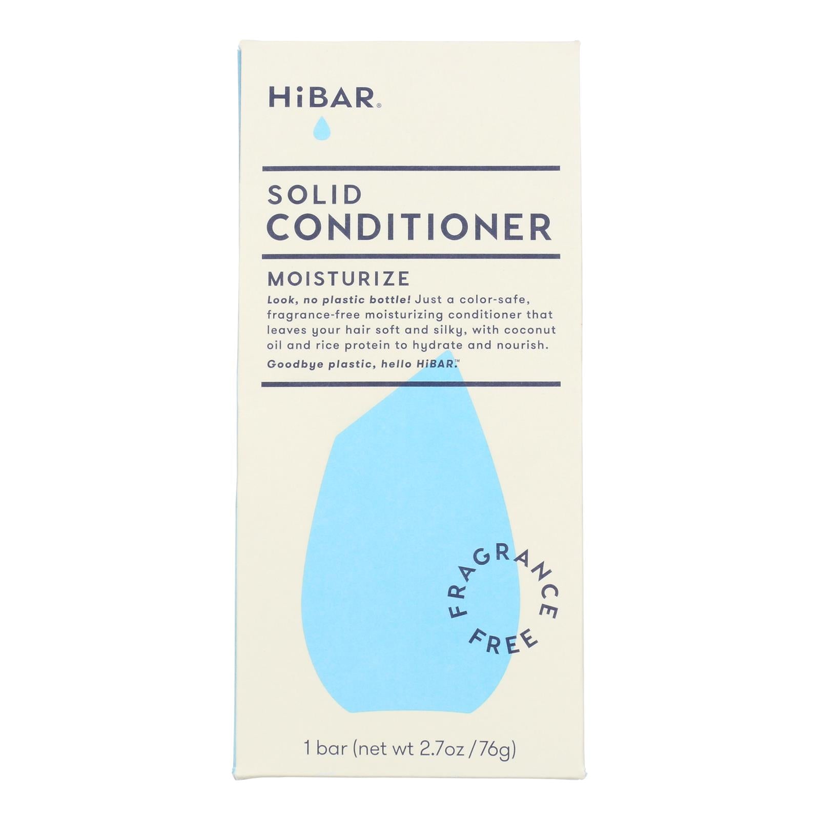 Hibar Inc - Conditioner Solid Frag Free Most - 1 Each -2.7 Oz - GreatEagleInc