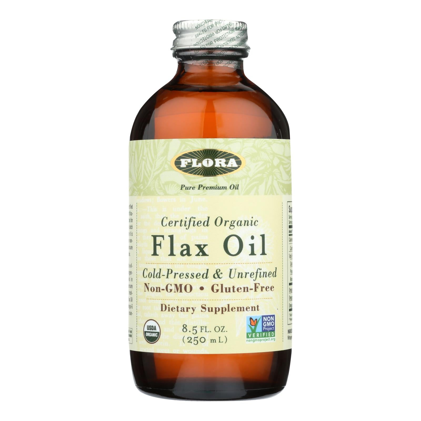 Flora - Flax Oil - 1 Each -8.5 Fz - GreatEagleInc