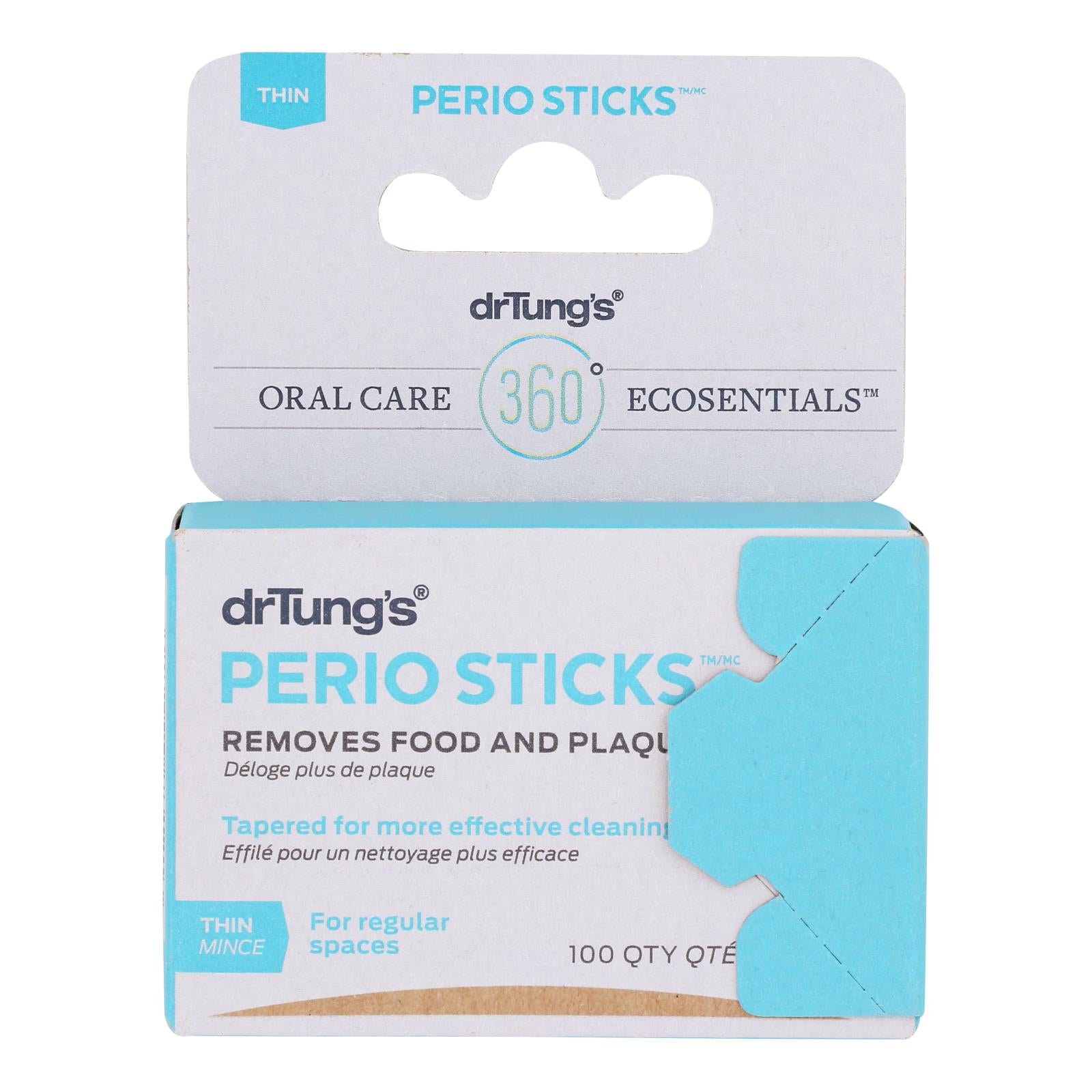 Dr. Tung's - Perio Sticks Thin - Case Of 6-100 Count - GreatEagleInc