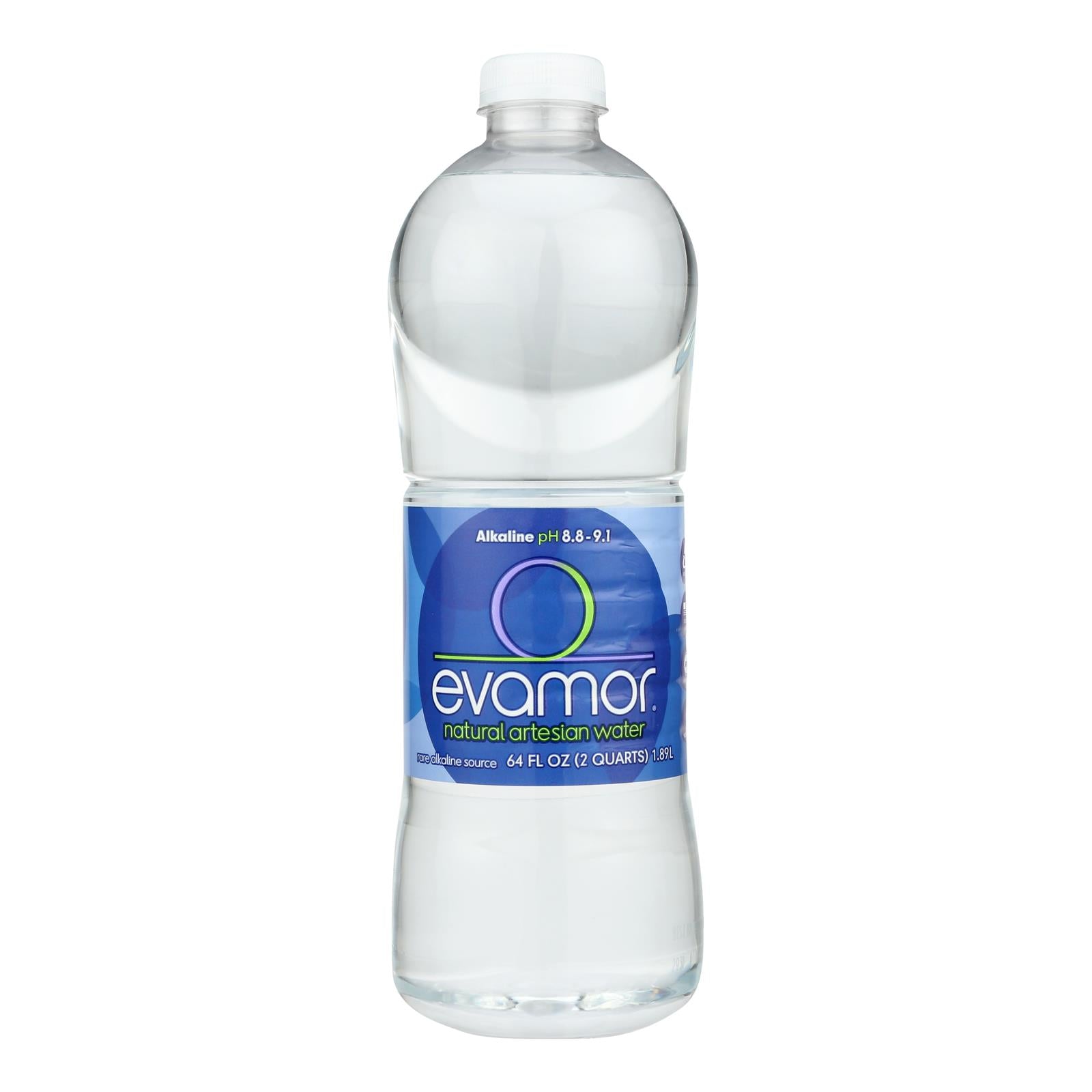 Evamor - Water Artsn Natural Alkalne - Case Of 8-64 Fz - GreatEagleInc