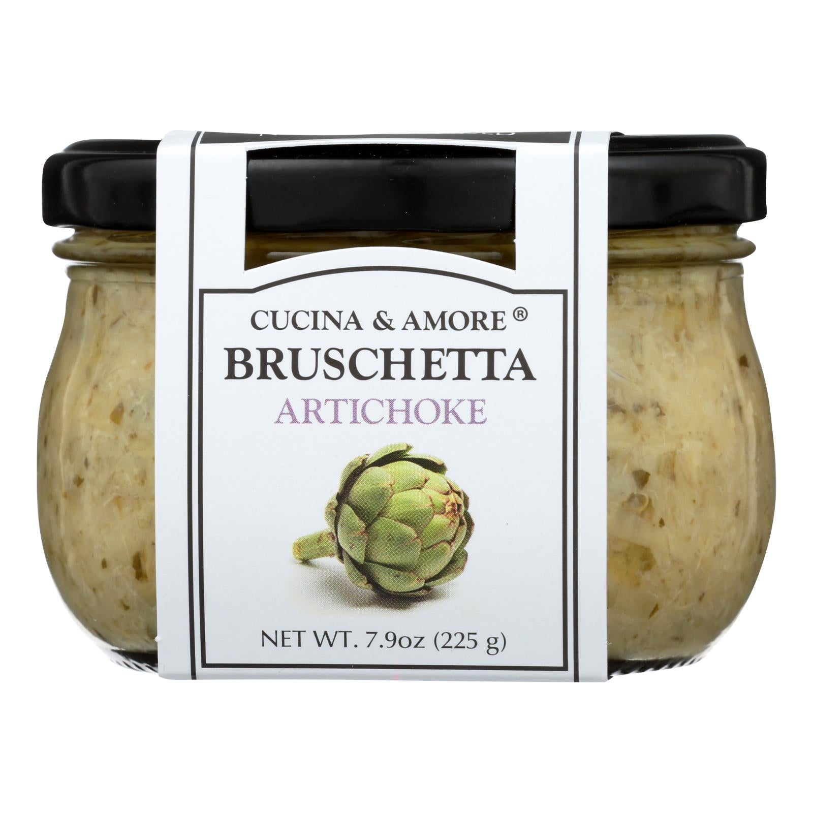 Cucina And Amore - Bruschetta - Artichoke - 7.9 Oz - Case Of 6 - GreatEagleInc