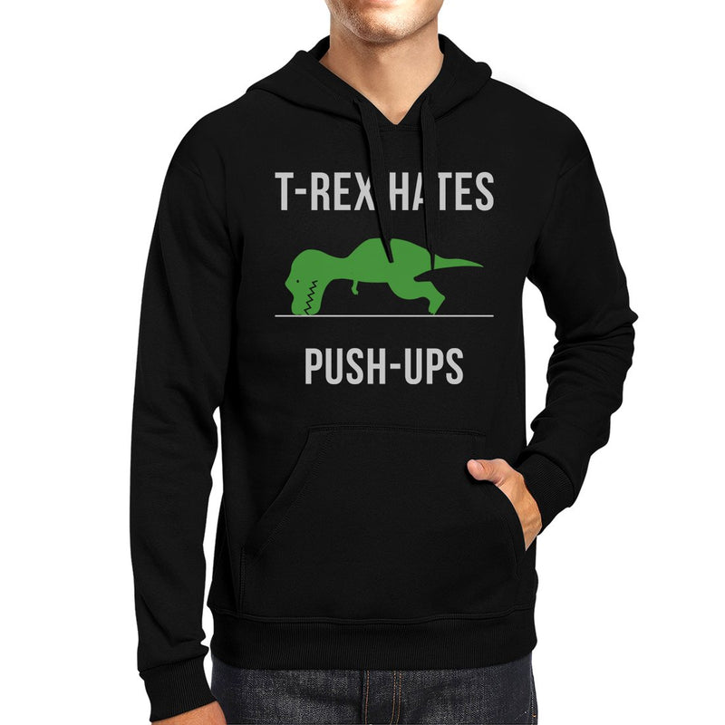 T-Rex Push Ups Unisex Pullover Hoodie