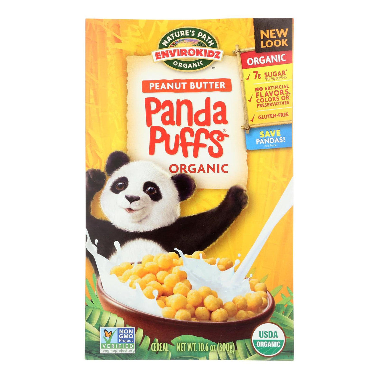 Envirokidz Panda Puffs Gluten Free (12x10.6 Oz) Default Title