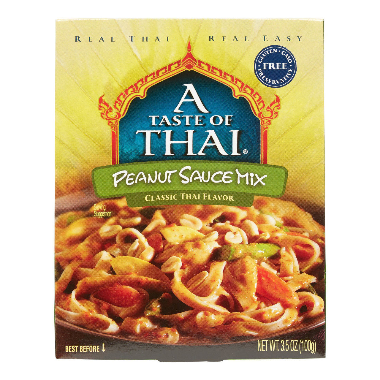 A Taste Of Thai Peanut Sauce Mix (6x3.5Oz) Default Title