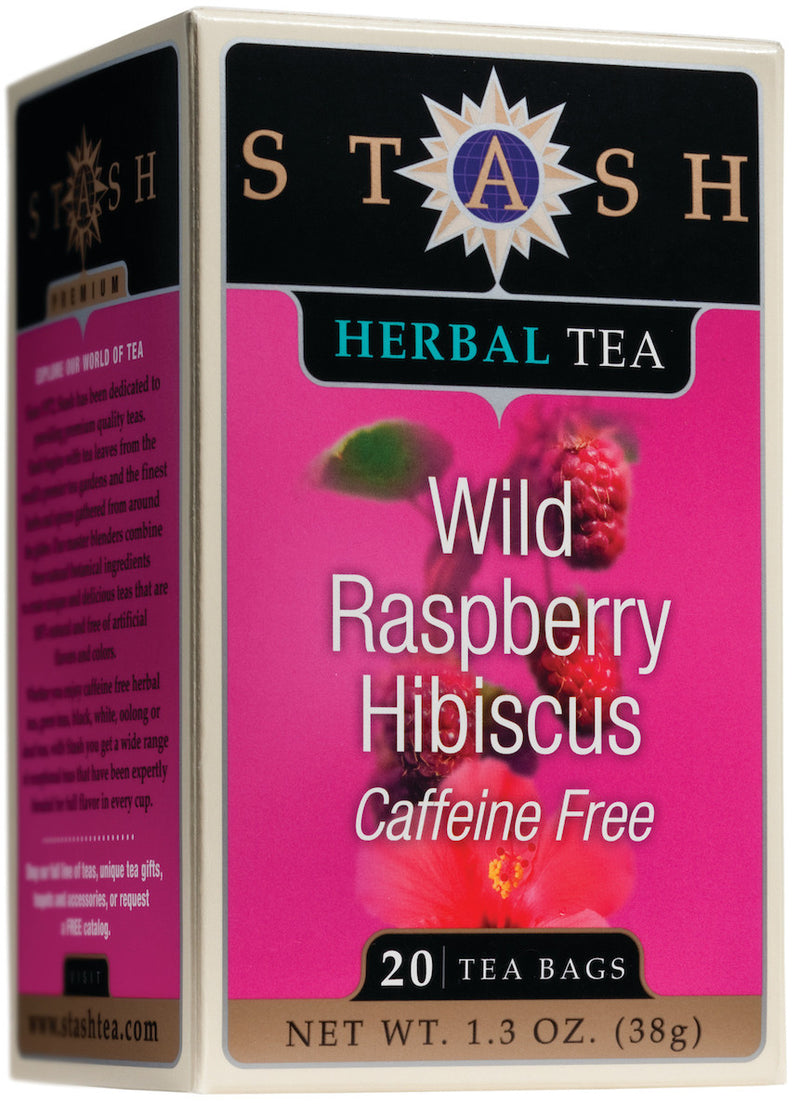 Stash Tea Wild Raspberry Hibiscus Tea (6x20 CT)