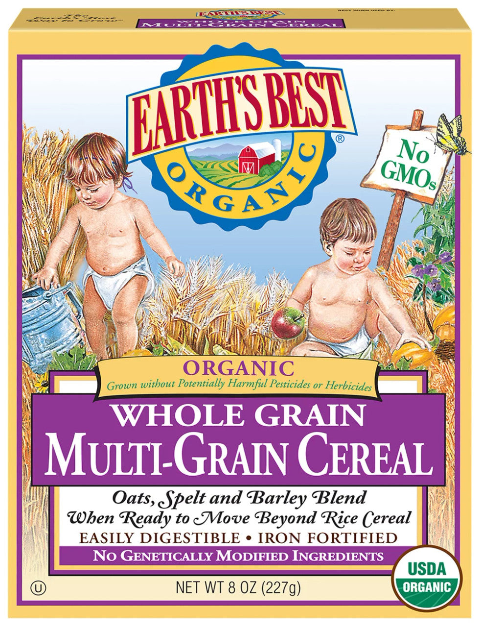 Earth's Best Multi Grain Cereal (12x8 Oz) - GreatEagleInc
