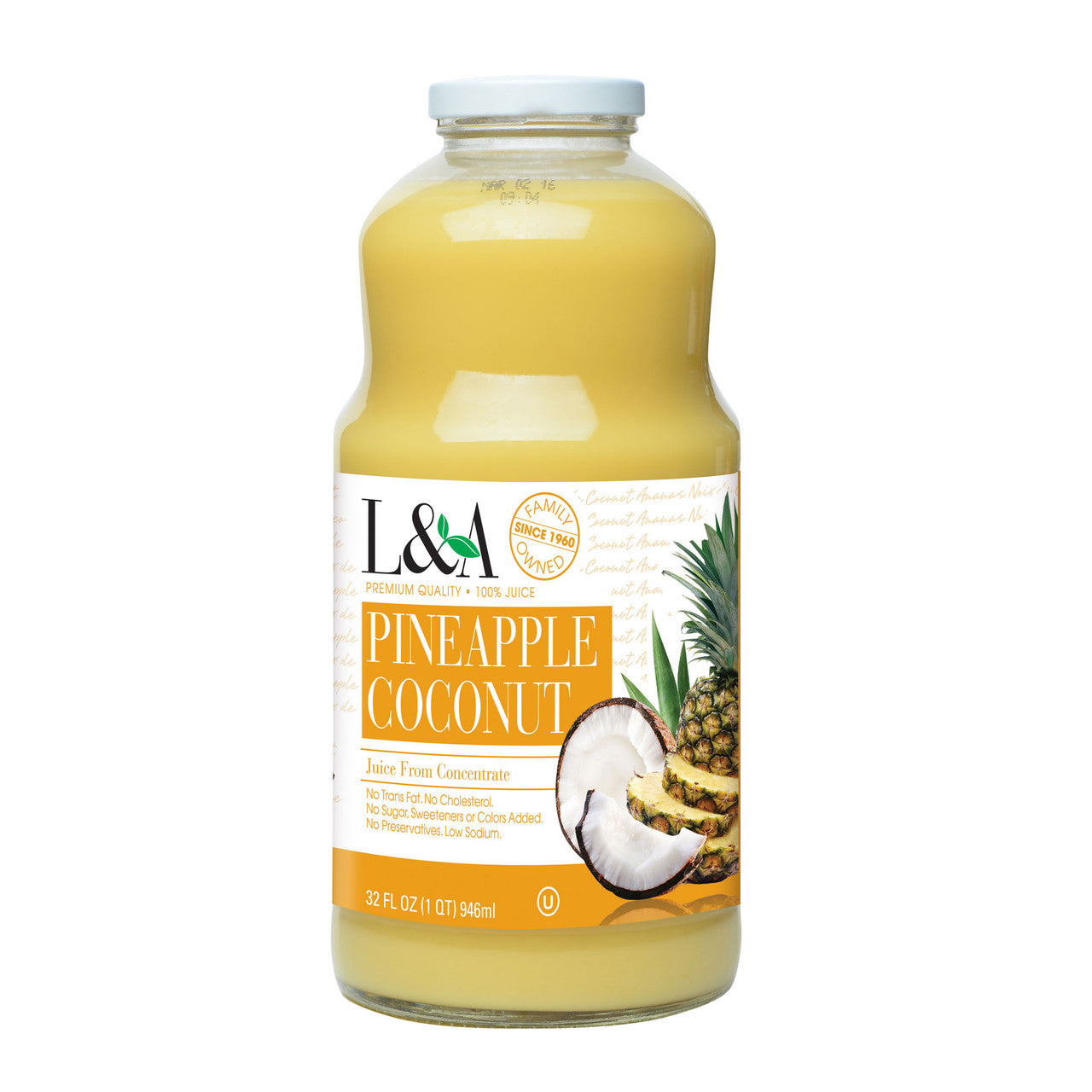 L & A Juice Pineapple/Coconut (6x32OZ ) Default Title