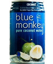 Blue Monkey 100% Natural Coconut Water (24x11.2 Oz) - GreatEagleInc