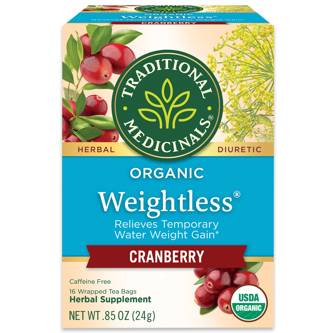 Traditional Medicinals Wgtls Cran Tea (6x16BAG ) Default Title
