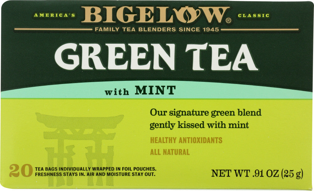 Bigelow Green Tea with Mint (6x20 EA) - GreatEagleInc