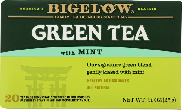 Bigelow Green Tea with Mint (6x20 EA) - GreatEagleInc