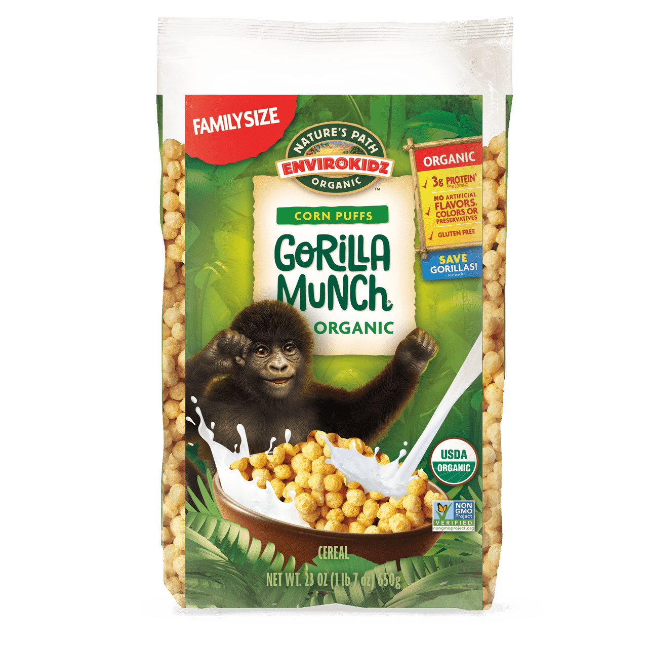Envirokidz Gorilla Munch Eco Pac (6x23 Oz) Default Title