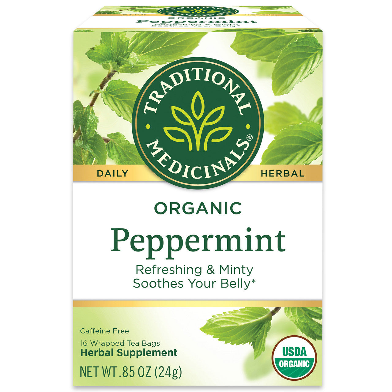 Traditional Medicinals Peppermint Tea (6x16 Bag) Default Title