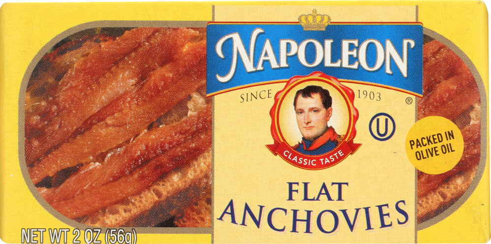 Napoleon Co. Anchovies Flat (1x2OZ ) - GreatEagleInc
