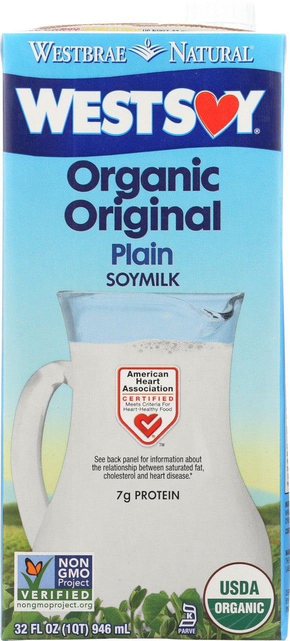 Westsoy Original Organic Soymilk (12x32 Oz) Default Title
