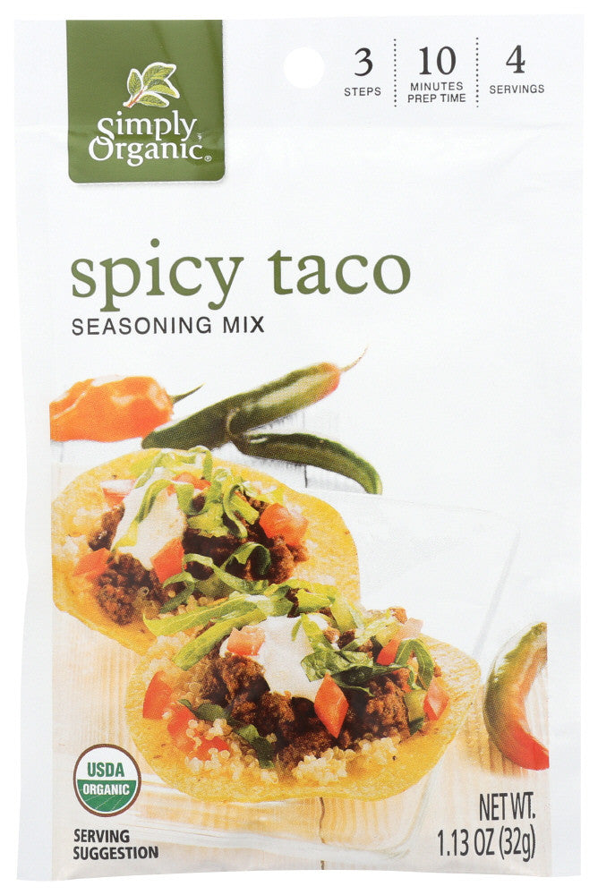 Simply Organic Spicey Taco Seasoning (12x1.13OZ ) Default Title