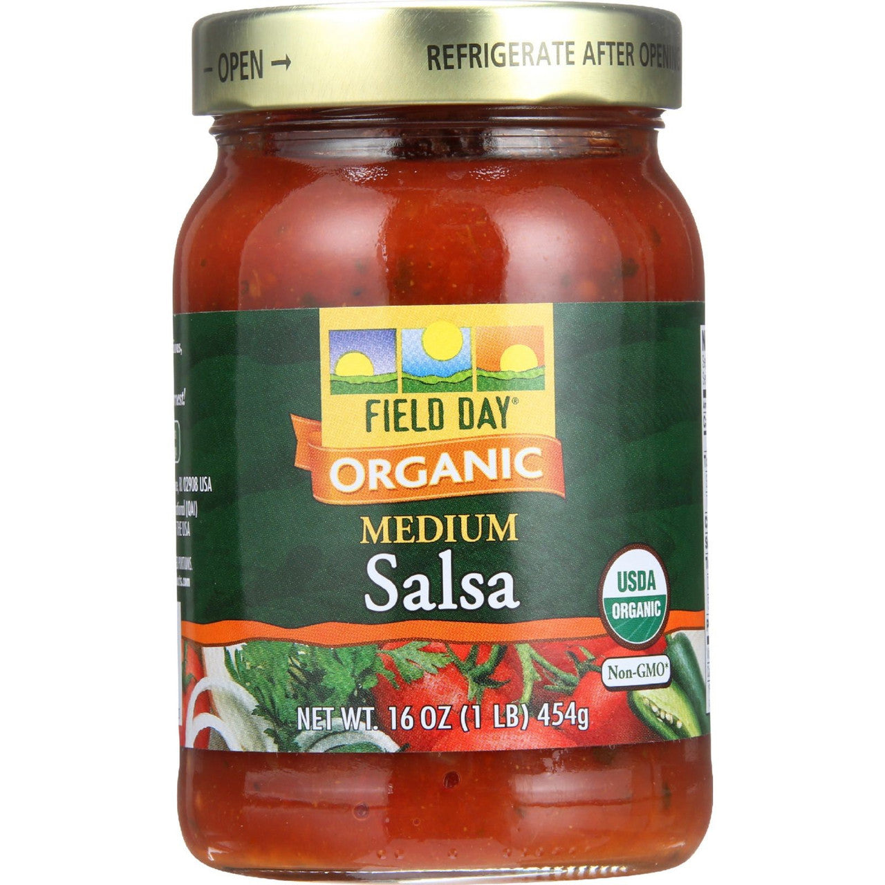 Field Day Organic Medium Salsa (12x16Oz) Default Title