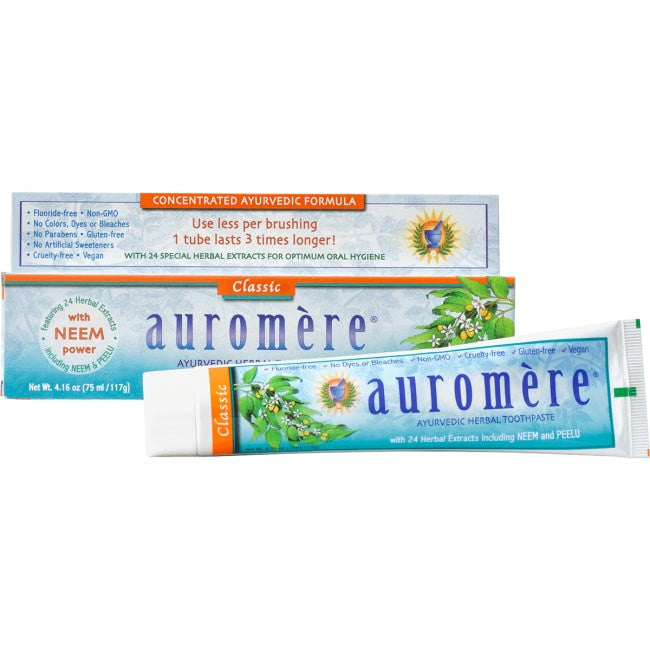 Auromere Licorice Herbal Toothpaste (12x4.16 Oz) Default Title