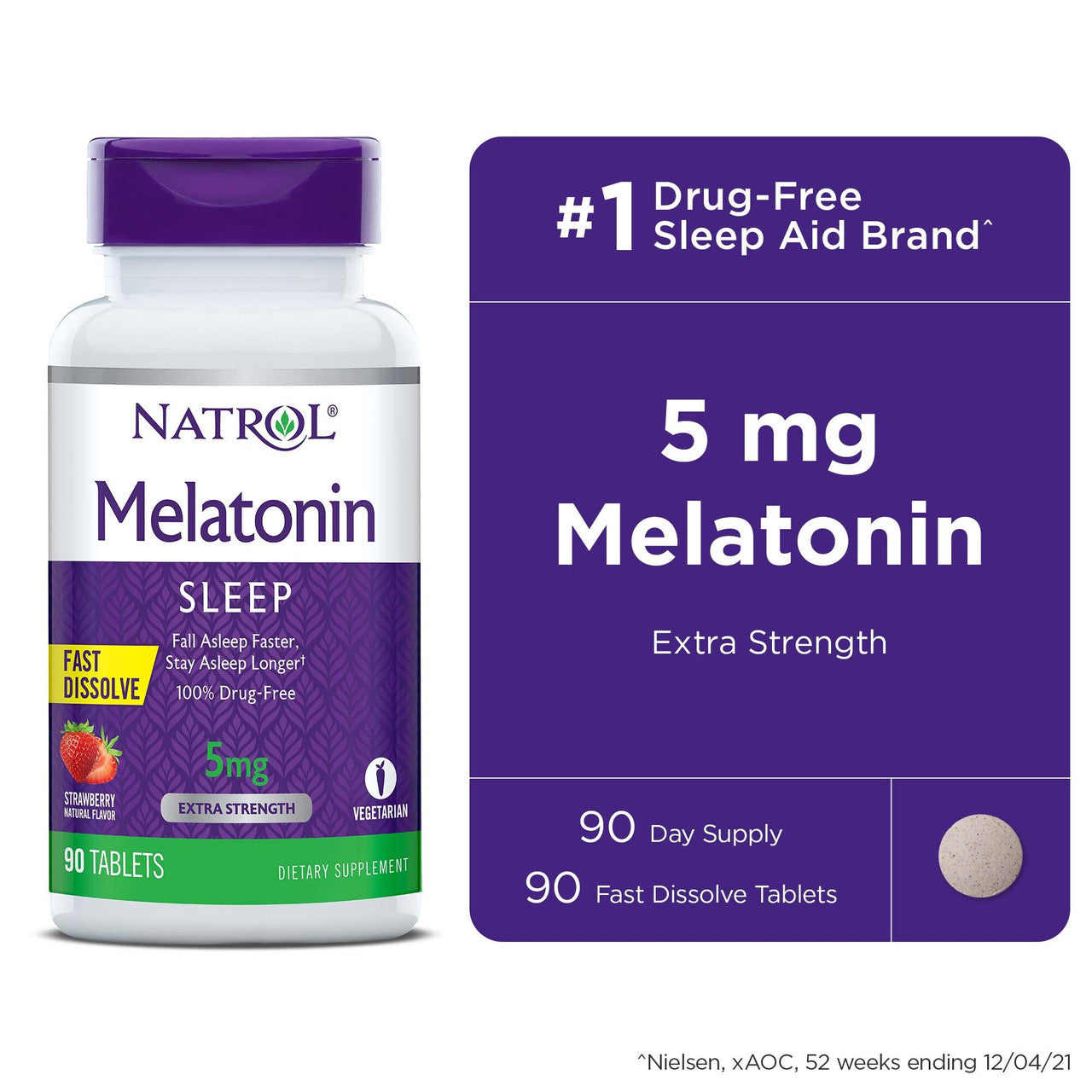 Natrol Melatn Fast DisOlive (1x90TAB ) Default Title