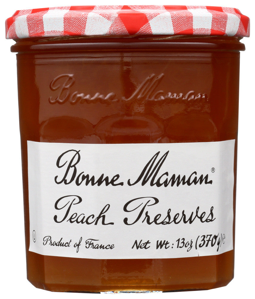 Bonne Maman Peach Preserves (6x13Oz) - GreatEagleInc