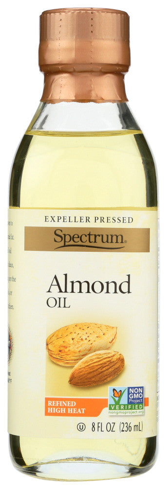 Spectrum Naturals Sweet Refined Almond Oil (6x8 Oz) - GreatEagleInc
