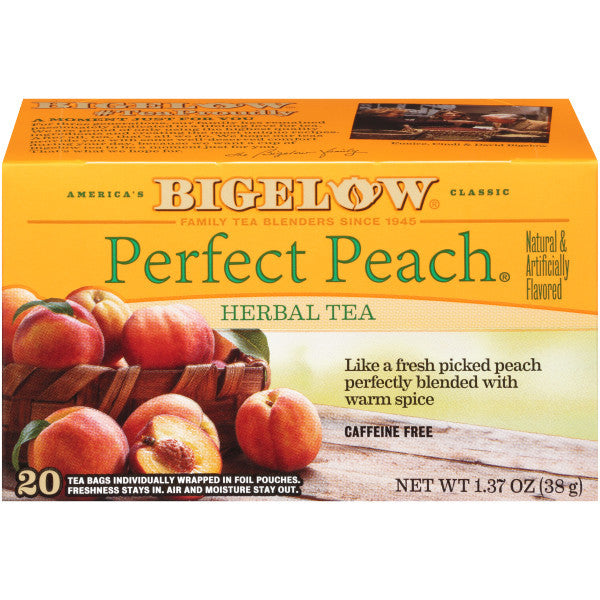 Bigelow Perfect Peach Herbal Tea (6x20 Bag ) Default Title
