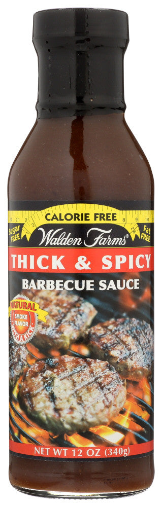 Walden Farms Calorie Free Thick 'n Spicy BBQ Sauce (6x12 Oz) - GreatEagleInc