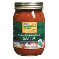 Field Day Organic Fire Roasted Garlic Salsa (12x16Oz) Default Title