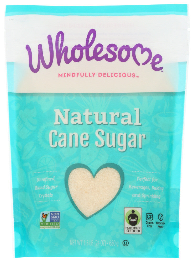 Wholesome Sweeteners Fair Trade Natural Cane Sugar (12x1.5lb) - GreatEagleInc