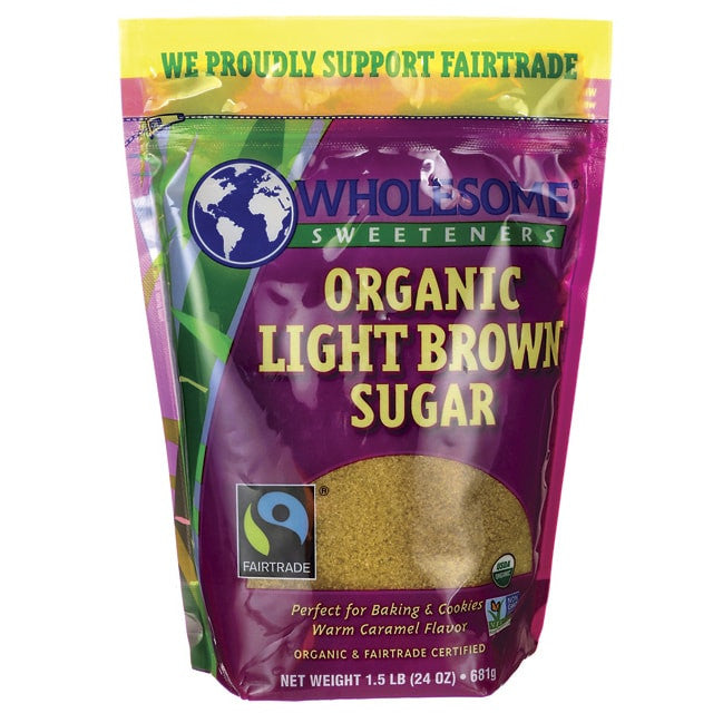 Wholesome Sweeteners Light Brown Sugar (6x24 Oz) Default Title