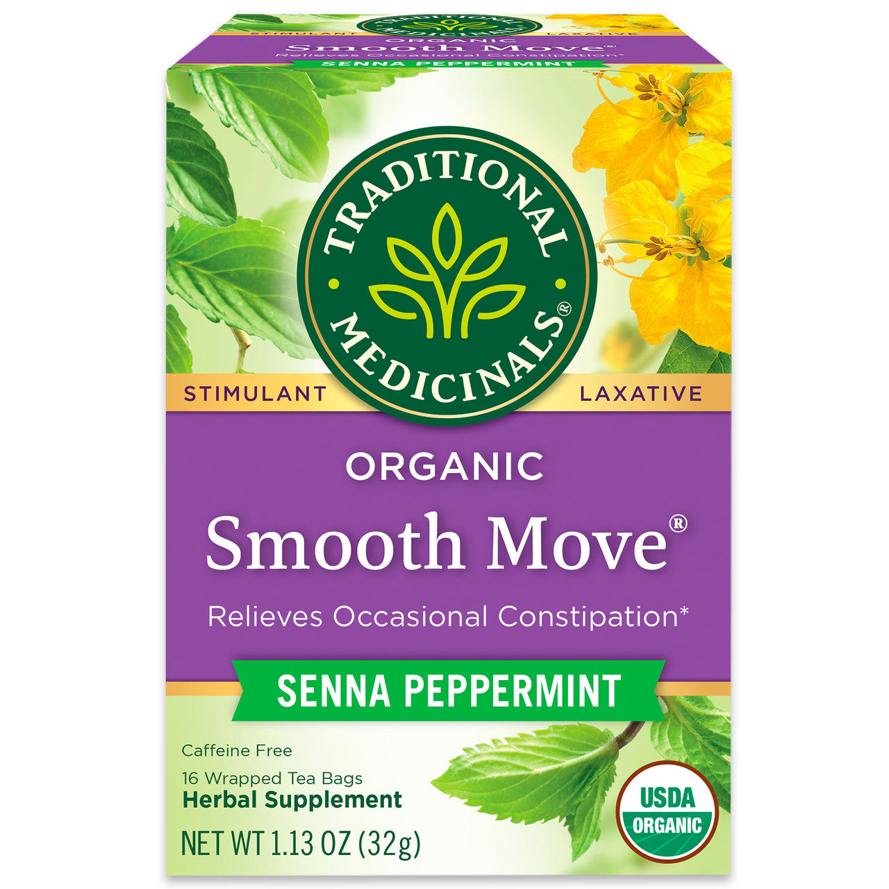 Traditional Medicinals Peppermint Smooth Move (6x16 Bag) Default Title