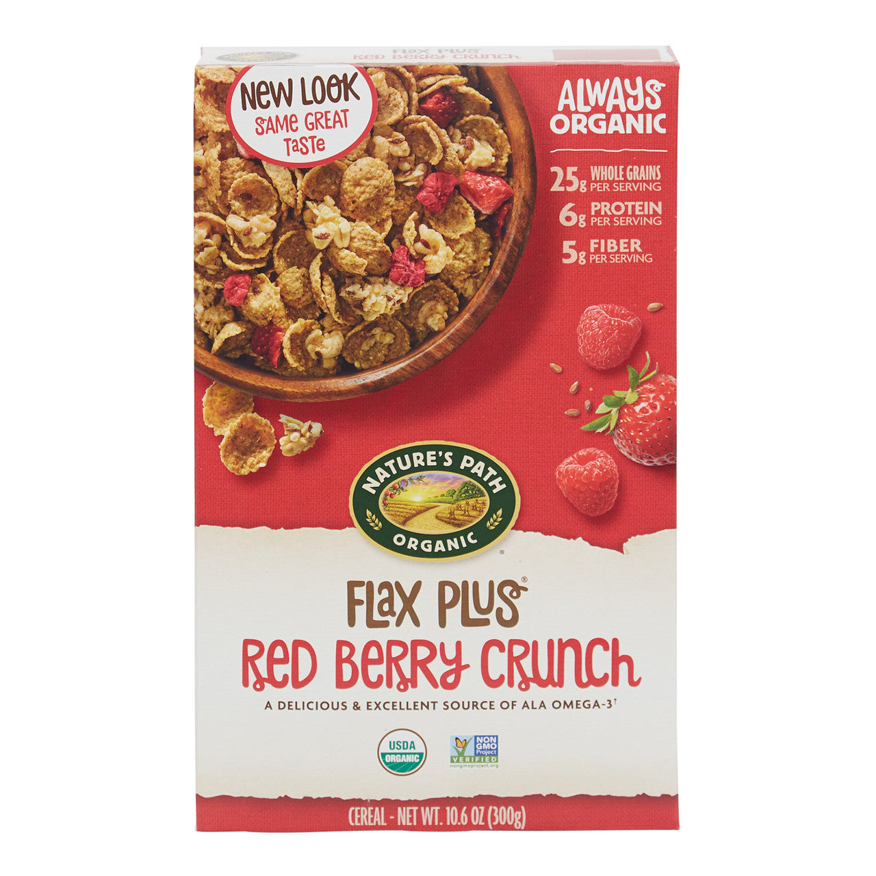 Nature's Path Flax Plus Berry Cereal (12x10.5 Oz) Default Title