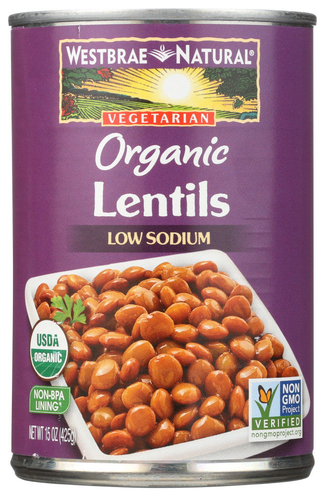 Westbrae Foods Lentil Beans Fat Free (12x15 Oz) Default Title