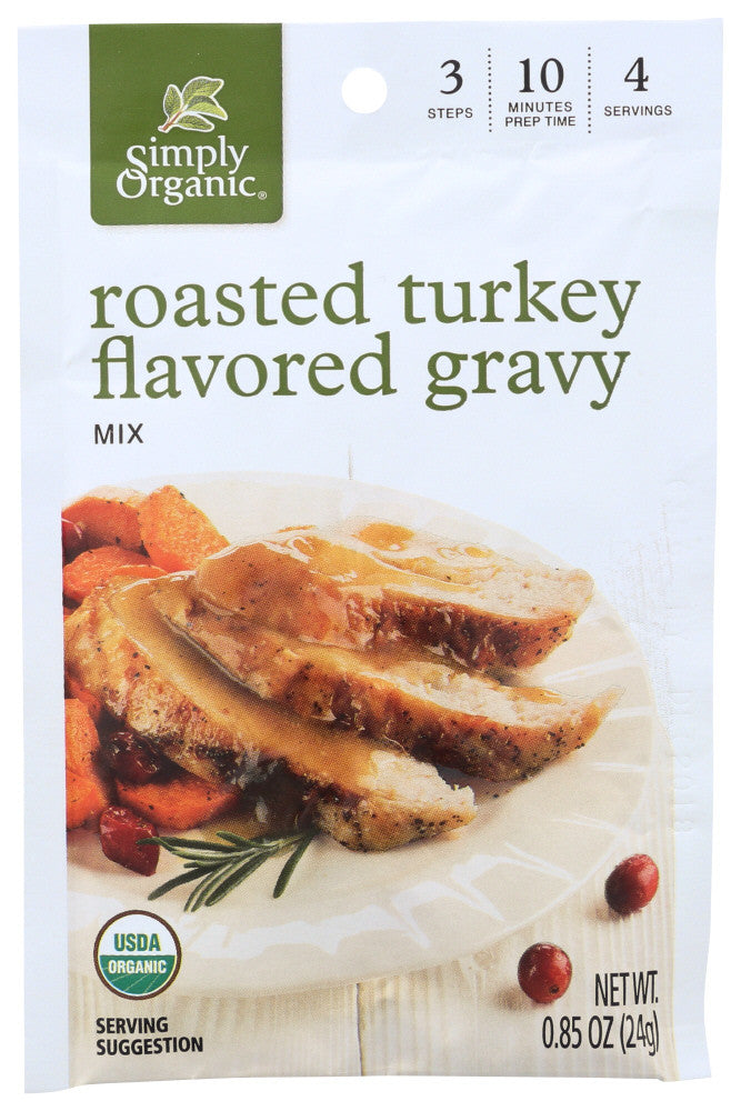 Simply Organic Roasted Turkey Gravy, Seasoning Mix (12x0.85Oz) Default Title