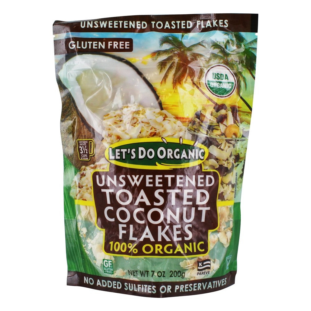 Let's Do Organics Organic Toasted Coconut Flakes (12x7 OZ) Default Title