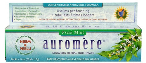 Auromere Freshmint Herbal Toothpaste (1x4.16 Oz) Default Title