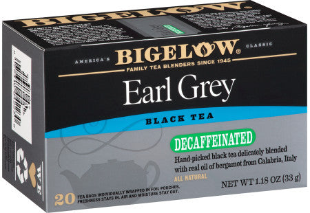 Bigelow Decaffeinated Earl Grey Tea (6x20 Bag ) Default Title