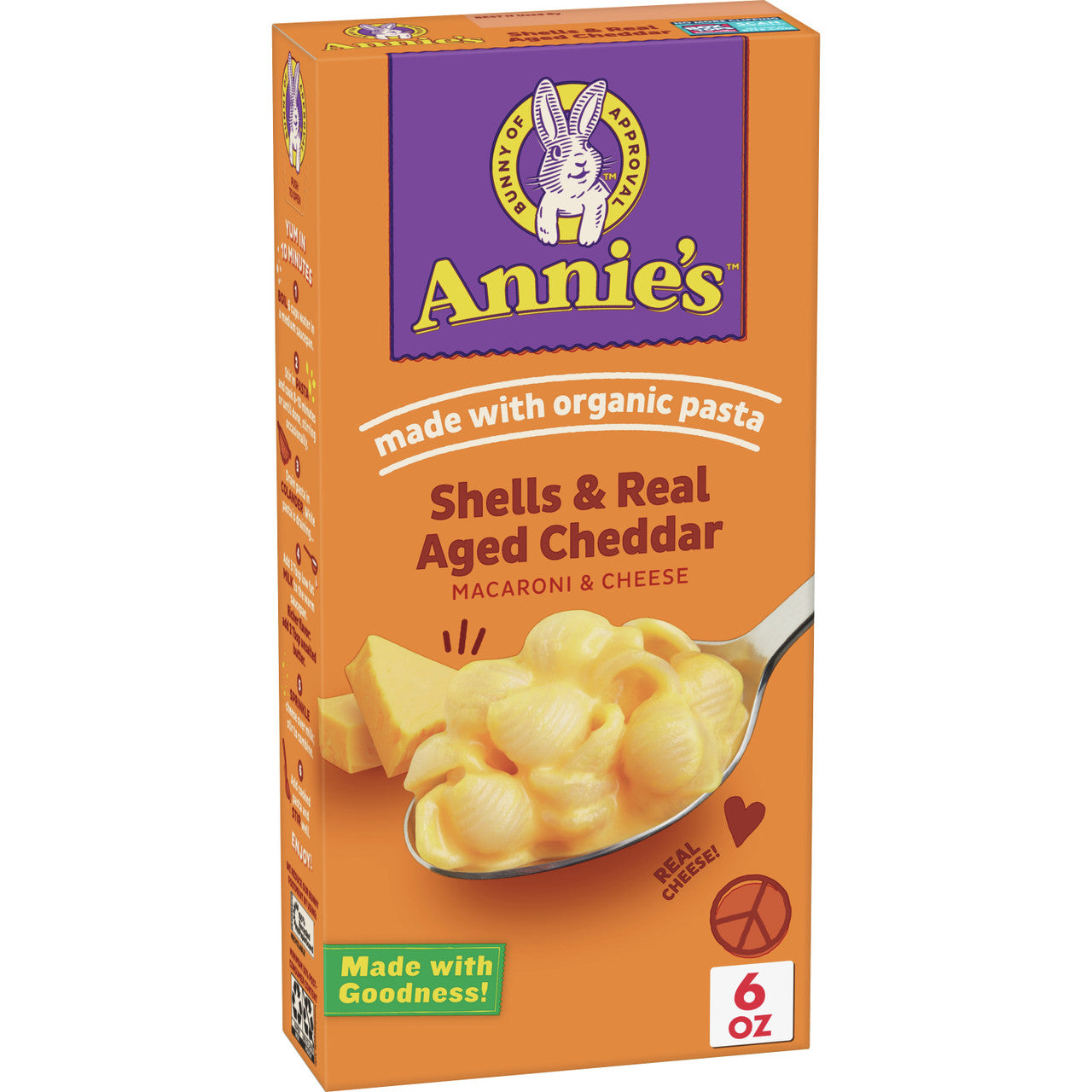 Annie's Homegrown Shells & Wisconsin Cheddar (12x6 Oz) Default Title