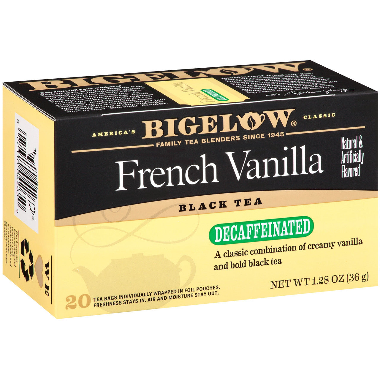 Bigelow Decaffeinated French Vanilla Tea (6x20 Bag ) Default Title