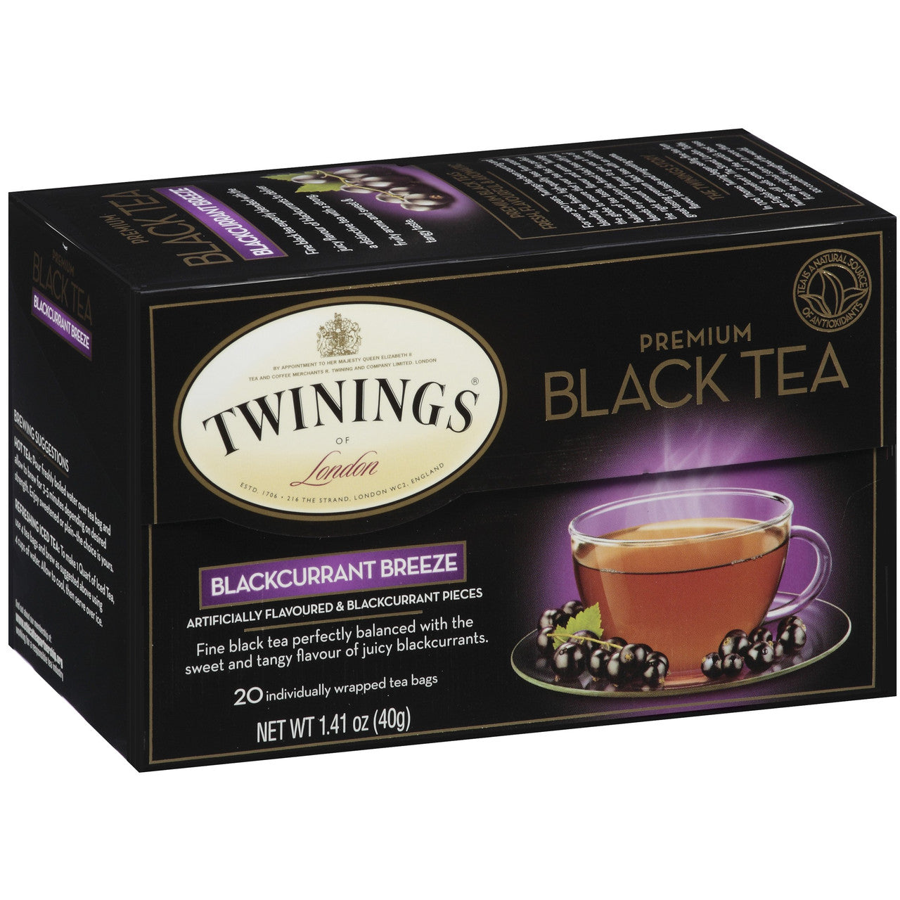 Twinings Blackcurrant Breeze (6x20 Bag) Default Title