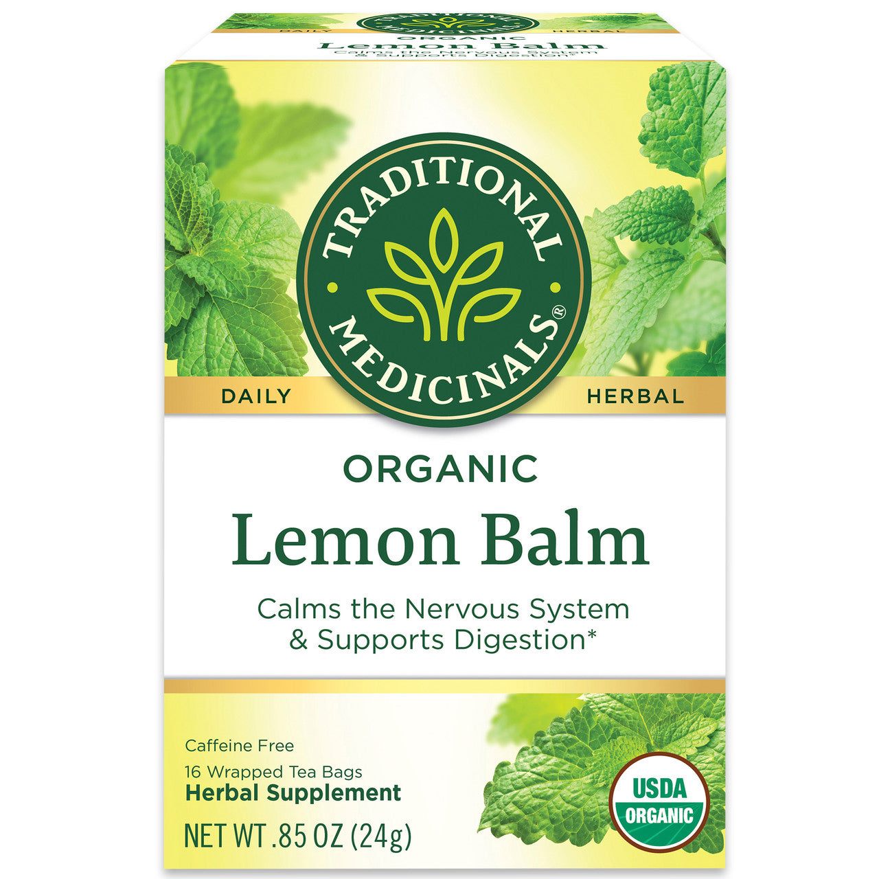 Traditional Medicinals Lemon Balm Tea (6x16 Bag) Default Title