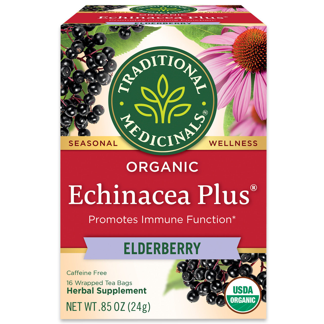 Traditional Medicinals Echinacea Elder Tea (6x16 Bag) Default Title