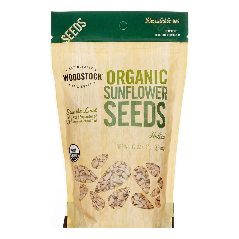 Woodstock Organic Hulled Sunflower Seeds (8x12 Oz)