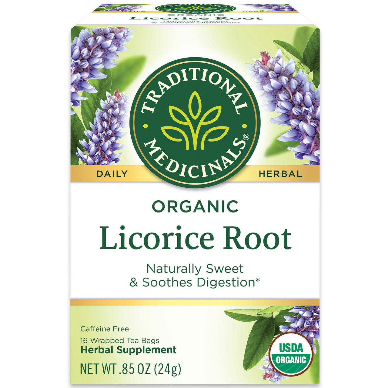 Traditional Medicinals Licorice Root Herb Tea (6x16 Bag) Default Title