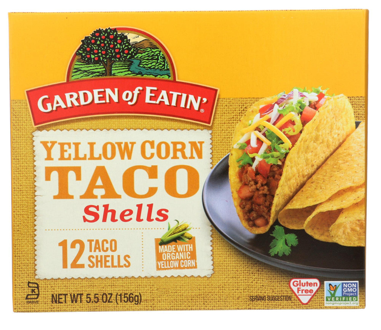 Garden Of Eatin' Yellow Corn Taco Shells (12x5.5 Oz) Default Title